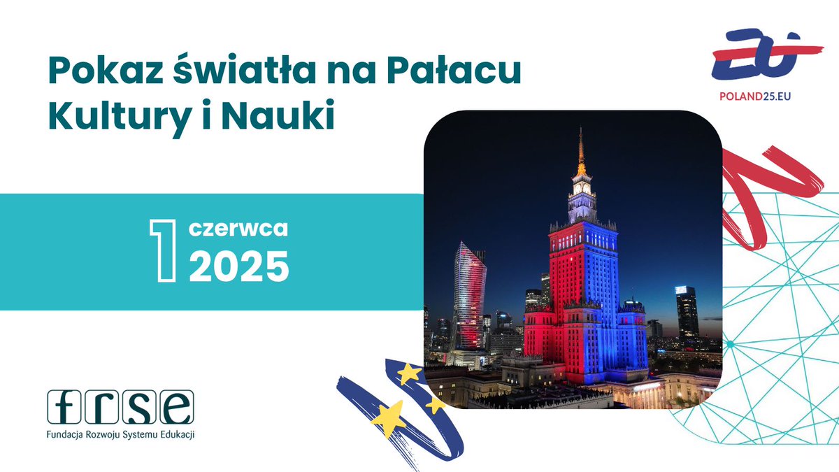 Zbliża się magiczny moment! 📆 1 czerwca o zmierzchu dziecięce marzenia rozświetlą Pałac Kultury i Nauki. Nie przegap tego! Kto stoi za tym projektem? Kto stworzył to logo? Odpowiedź już wkrótce! 💬

#DziecięceLogoPrezydencji #1czerwca #PałacDzieci #PałacKultury