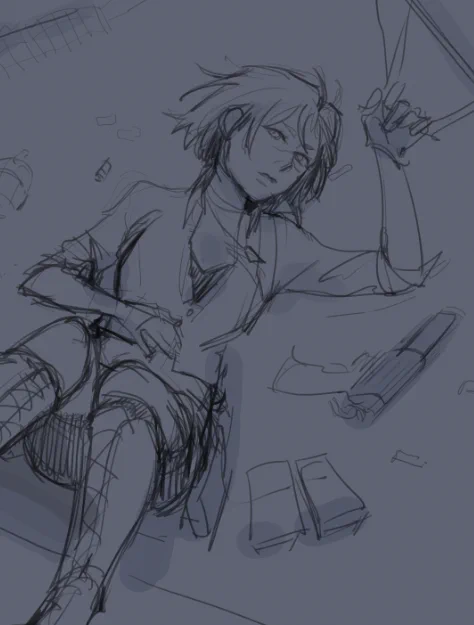 #dmc sketches. the first of many