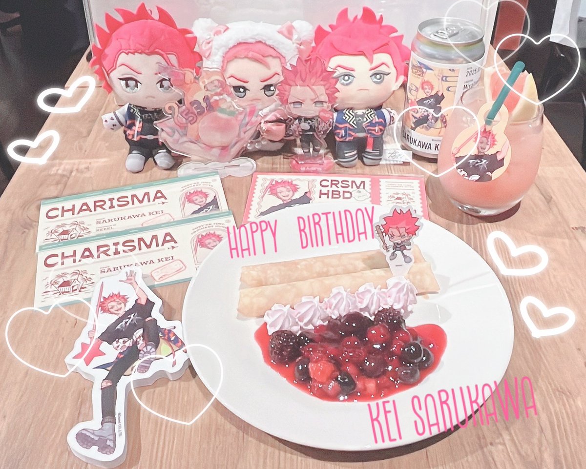 猿ちゃーん🐒︎⸜❤︎⸝‍
誕生日おめでとう🫶💕
誕生日当日にカフェでお祝いできてよかった🌸
#猿川慧生誕祭2025
#猿川彗誕生祭2025
