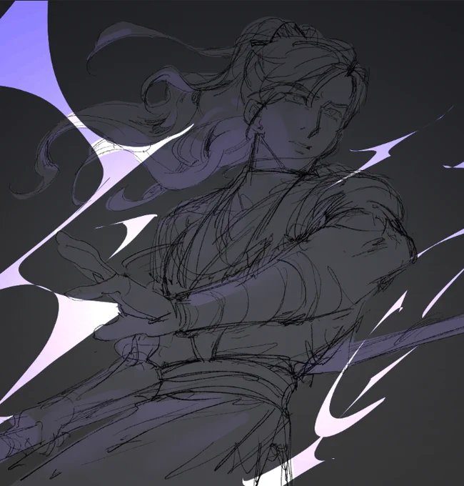 dug up some sketches from my million billion abandoned layers #OC