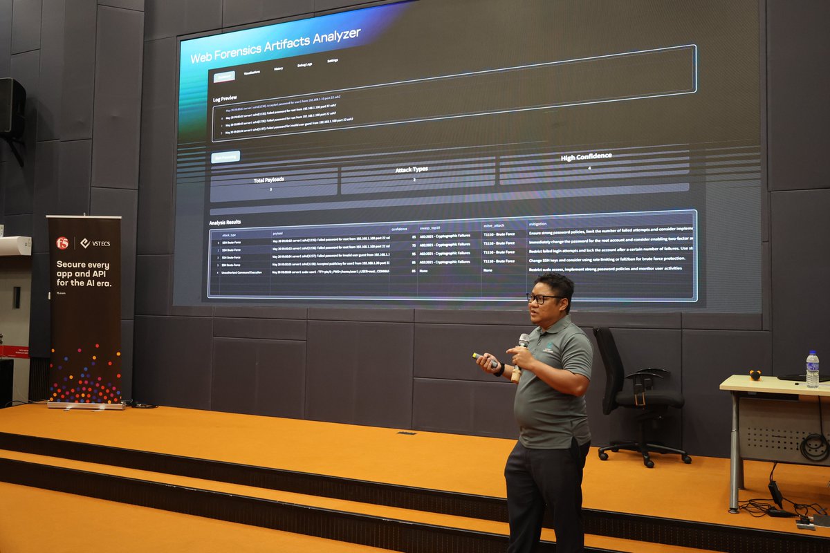 sherpasecmy's tweet image. The OWASP session has officially wrapped up! SherpaSec is proud to have collaborated with the OWASP Kuala Lumpur Chapter for this cybersecurity meetup.

Big thanks to @owaspmy and all fellow supporters for making this event such a blast💥

#SherpaSec #OWASP #Cybersecurity #meetup