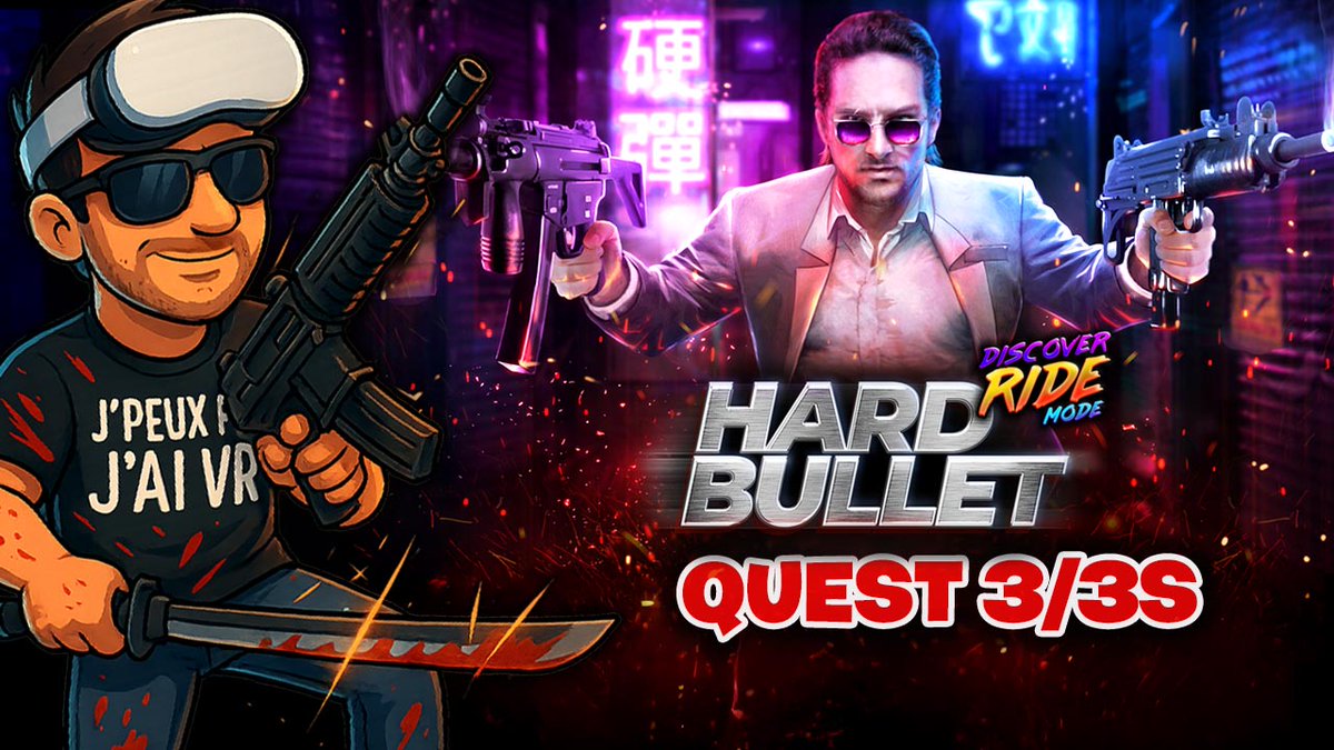 virtualgo34's tweet photo. 📣 Nouvelle Vidéo sur #youtube
#HARDBULLET #VR 💥 Un défouloir, Fun et Gore avec John "Whish" en action sur #QUEST3/3S !
🔴 https://t.co/wXB9bAv3i7
@GexagonVR #metaquest @MetaQuestVR https://t.co/WnbAOdU8ti
