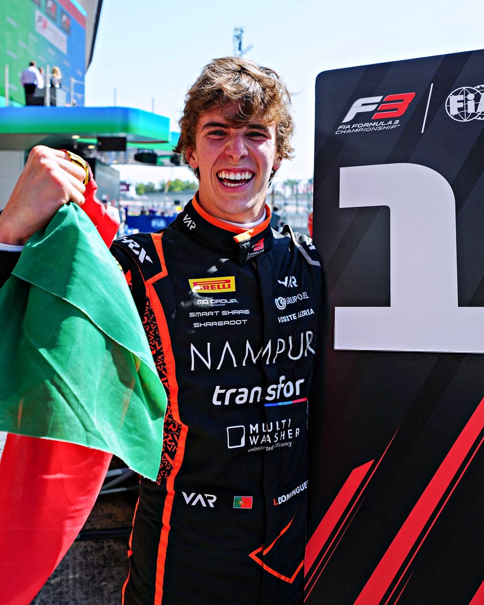 Ivan Domingues venceu a sprint do GP de Barcelona, a sua primeira vitória da carreira na F3! 🇵🇹