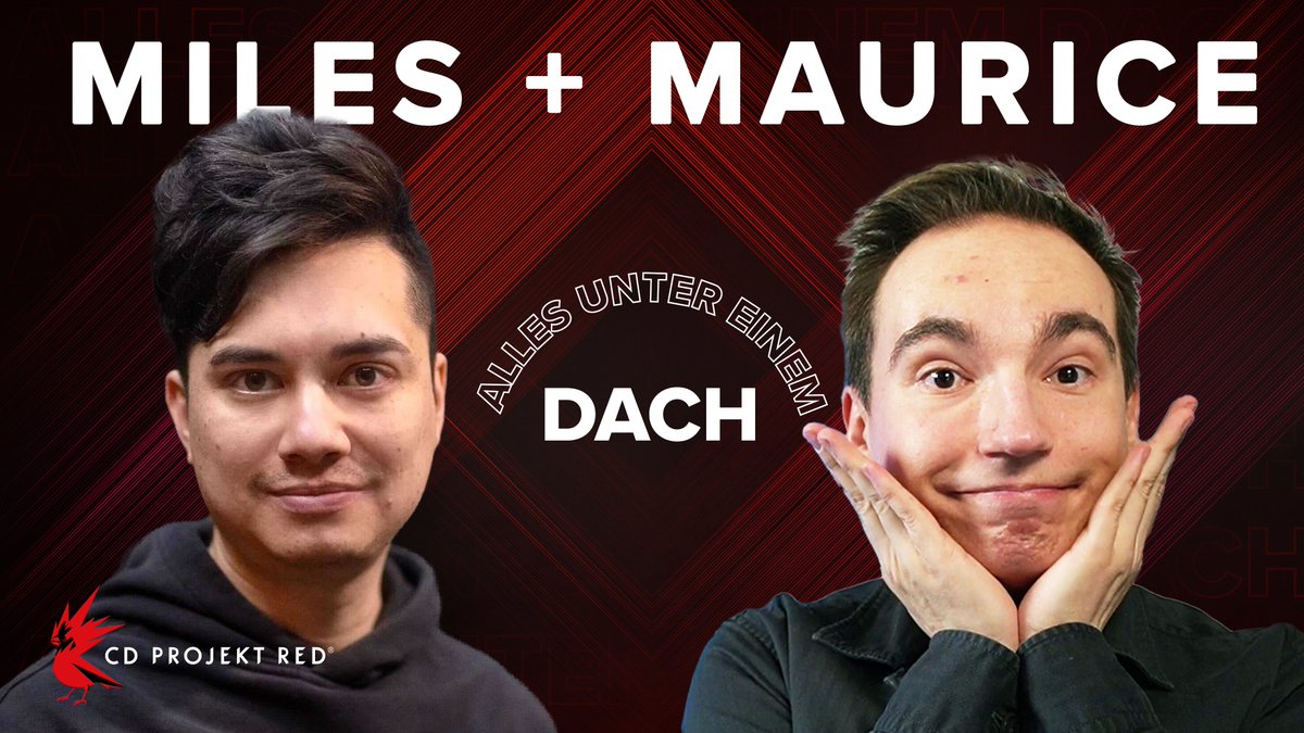 Ryan Godric ☀️ (@ryangodric) on Twitter photo 🎧Neue Folge ALLES UNTER EINEM DACH – jetzt live!
Zum 10-jährigen Jubiläum von The Witcher 3 fragen wir:
🍌 Warum versteckt <a href="/fabiandoehla/">Fabian Mario Döhla</a> Bananen?
🛬 Was macht <a href="/MauriceWeber42/">Maurice Weber</a> in Warschau?
📄 Und was lief bei <a href="/tostspender/">Miles Tost 🔜 GDC</a> s Bewerbung schief?
Video: cdpred.ly/MilesUndMaurice 🎧Neue Folge ALLES UNTER EINEM DACH – jetzt live!
Zum 10-jährigen Jubiläum von The Witcher 3 fragen wir:
🍌 Warum versteckt <a href="/fabiandoehla/">Fabian Mario Döhla</a> Bananen?
🛬 Was macht <a href="/MauriceWeber42/">Maurice Weber</a> in Warschau?
📄 Und was lief bei <a href="/tostspender/">Miles Tost 🔜 GDC</a> s Bewerbung schief?
Video: cdpred.ly/MilesUndMaurice