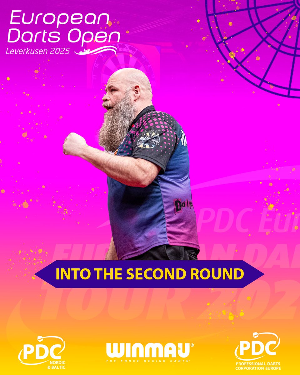 Raymond van Barneveld got sent out of the European Darts Open yesterday by "Dirty Harrysson"! 💪

Will Michael Smith suffer the same fate today? Let's see 👀