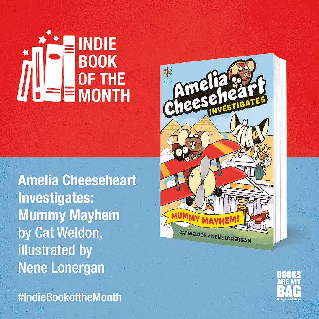 Books Are My Bag (@booksaremybag) on Twitter photo Meet Amelia Cheeseheart! She’s an intrepid investigator and the most courageous mouse in the museum, alongside sidekick, banana-loving spider, Webster.
Discover our Children's Book of the Month at your local bookshop.
#IndieBookoftheMonth
<a href="/guppybooks/">Guppy Books</a> Meet Amelia Cheeseheart! She’s an intrepid investigator and the most courageous mouse in the museum, alongside sidekick, banana-loving spider, Webster.
Discover our Children's Book of the Month at your local bookshop.
#IndieBookoftheMonth
<a href="/guppybooks/">Guppy Books</a>