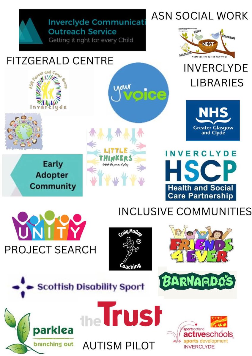 The countdown is on guys!! Only 2 days until we hold our 2nd annual info event in Notre Dame High School! Please spread the word and come along to speak with agencies from Inverclyde and further afield supporting ASN. Look forward to seeing you all there! 🥰