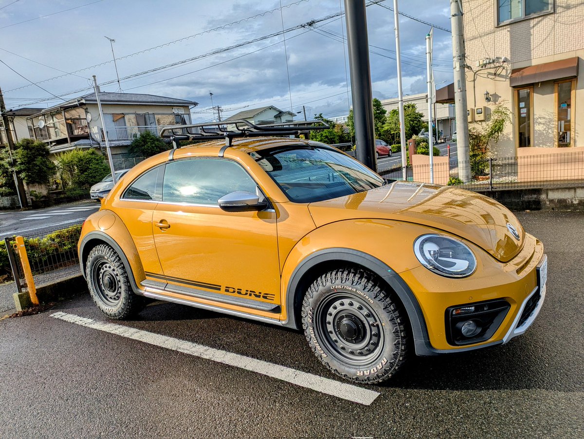 #ザ・ビートル・デューン
アライメント調整完了！
外径ギリギリまでデカくしたのでリアはインナーに干渉。ちょっとイジってセーフに。
フロントは細くしたから全切りしても初めからセーフ！