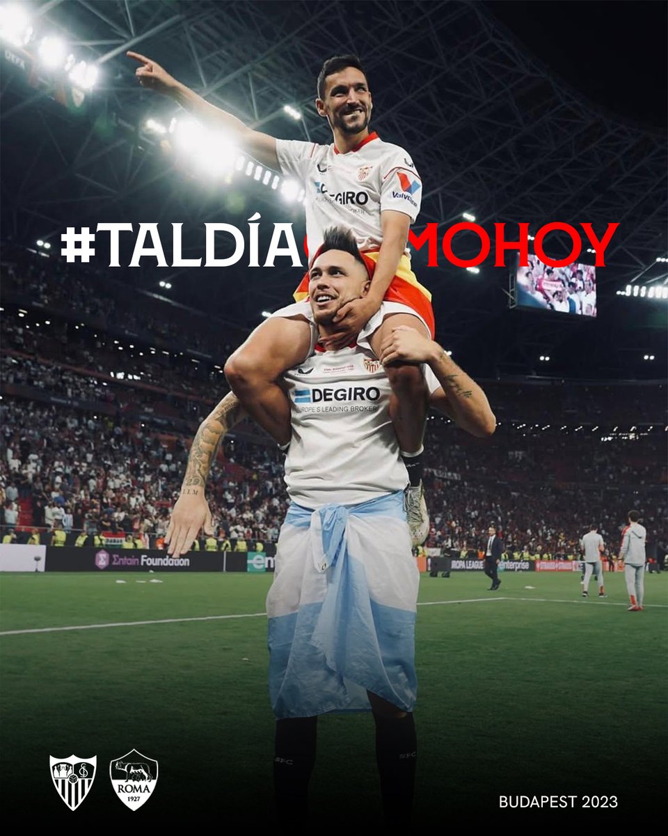 Sevilla Fútbol Club (@sevillafc) on Twitter photo 🔙 Hoy, hace justo dos años, levantábamos al cielo de Budapest nuestra séptima <a href="/EuropaLeague/">UEFA Europa League</a> 🏆7⃣❤️
#WeareSevilla 🔙 Hoy, hace justo dos años, levantábamos al cielo de Budapest nuestra séptima <a href="/EuropaLeague/">UEFA Europa League</a> 🏆7⃣❤️
#WeareSevilla