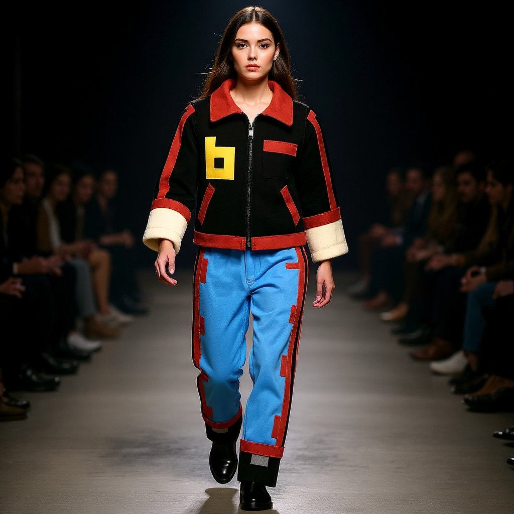 Endlich mein Minecraft Skin Outfit auf der Fashion Week