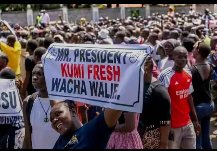 robert_bariu's tweet photo. It will interest you to know that these are Homa bay residents who have suddenly become very clever! They're now saying Kumi Bila Brains never mind wanaogea nje kama duthi😂
Daktari/LUHYA/Sifuna 
#RejectFinanceBill2025
#FreeRoseNjeri https://t.co/9vJ0HPFs0P