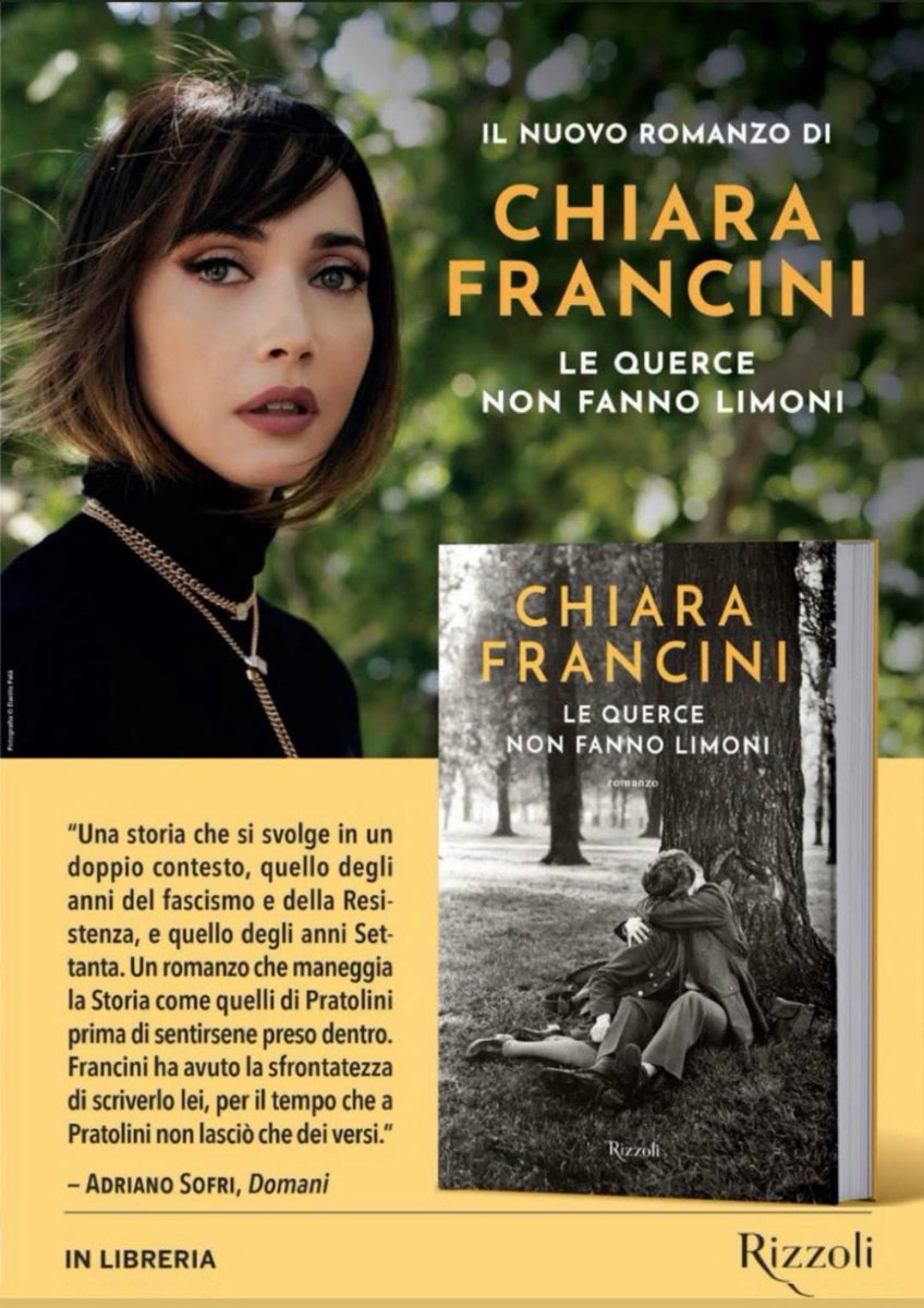 Chiara Francini (@chiarafrancini) on Twitter photo ๐๐ ๐ค๐จ๐๐ฅ๐๐ ๐ก๐ข๐ก ๐๐๐ก๐ก๐ข ๐๐๐ ๐ข๐ก๐,
๐จ๐ป ๐ฎ๐๐๐ผ ๐น๐ฒ๐๐๐ฒ๐ฟ๐ฎ๐ฟ๐ถ๐ผ ๐ฝ๐ผ๐๐ฒ๐ป๐๐ฒ.
โUna storia che si svolge in un doppio contesto, quello degli anni del fascismo e della Resistenza, e quello degli anni Settanta.
Francini รจ nata qualche anno dopo lโultima ๐๐ ๐ค๐จ๐๐ฅ๐๐ ๐ก๐ข๐ก ๐๐๐ก๐ก๐ข ๐๐๐ ๐ข๐ก๐,
๐จ๐ป ๐ฎ๐๐๐ผ ๐น๐ฒ๐๐๐ฒ๐ฟ๐ฎ๐ฟ๐ถ๐ผ ๐ฝ๐ผ๐๐ฒ๐ป๐๐ฒ.
โUna storia che si svolge in un doppio contesto, quello degli anni del fascismo e della Resistenza, e quello degli anni Settanta.
Francini รจ nata qualche anno dopo lโultima