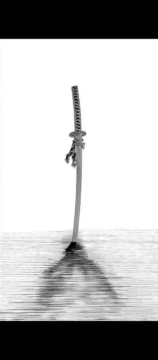 notarhamadeel's tweet photo. The blade stands alone, yet its shadow remembers the warrior who once held it. Every weapon carries a story — of sacrifice, of resolve, of fate." https://t.co/8r6kbETsbn