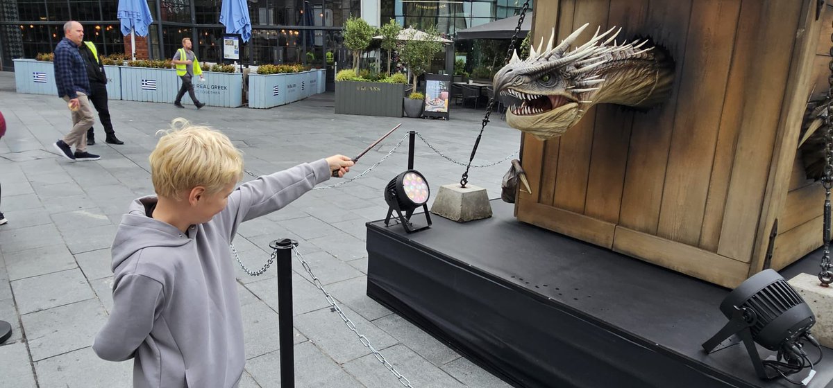 kellewis's tweet photo. On Wednesday I went into Liverpool to see the Hungarian Horntail from Harry Potter @FPS_3_PCrystals @FairfieldPrimSc https://t.co/7Z079QsYmK