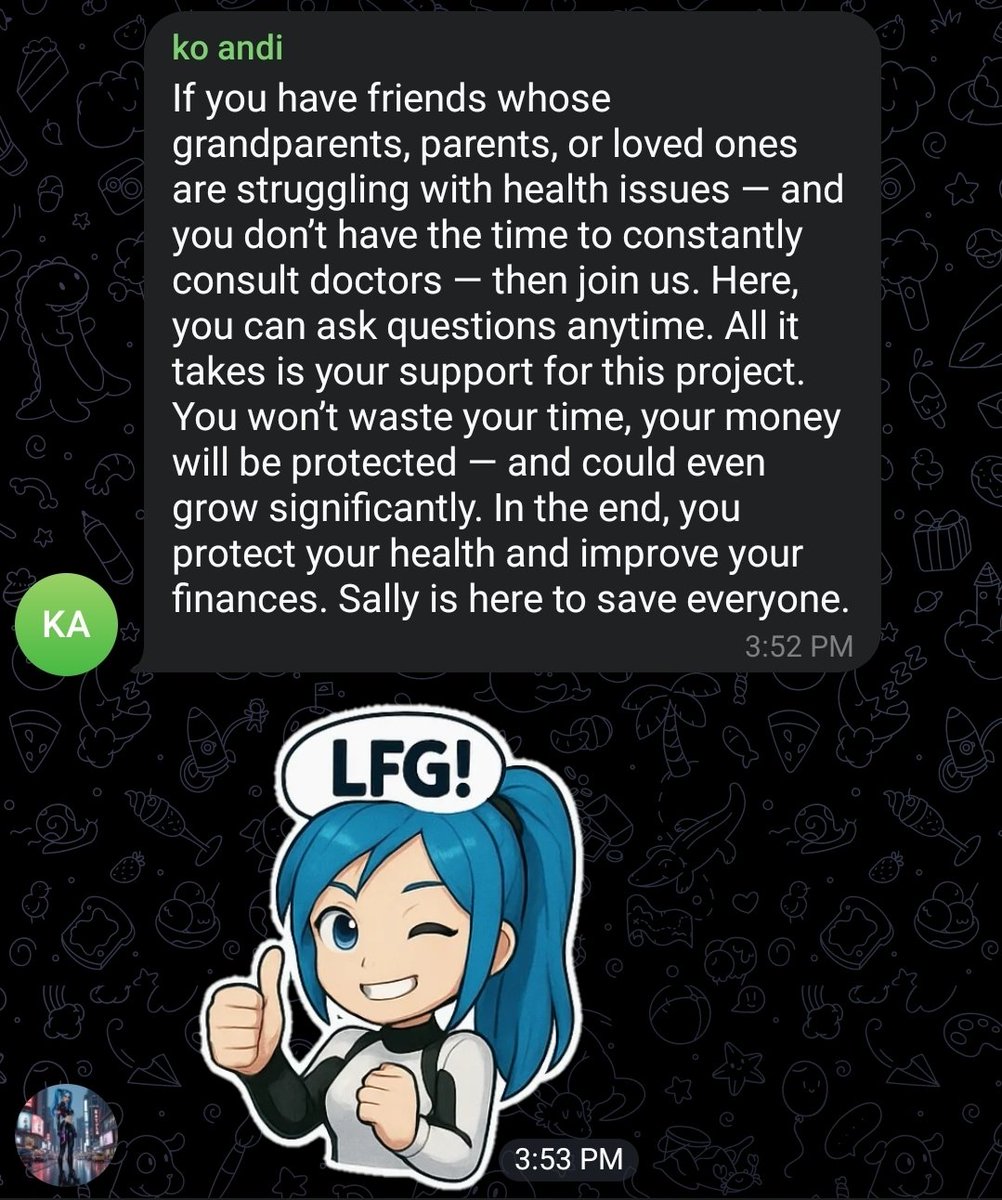 SaiCuan64101's tweet photo. Don’t have time for a health consult? Be friends with #AskSally
🚀 https://t.co/CSKIdeCFk4
.
#A1C $A1C #SallyA1C #A1CSally #DeSci #DeFi #DeFai #AIAgent #PhysicalAI #RealWorldProject #Wearable #Tokenomics #HealthTech #HealthAI #Medical #Doctor #Metabolism #HealthExpert https://t.co/zg9eC86tMA
