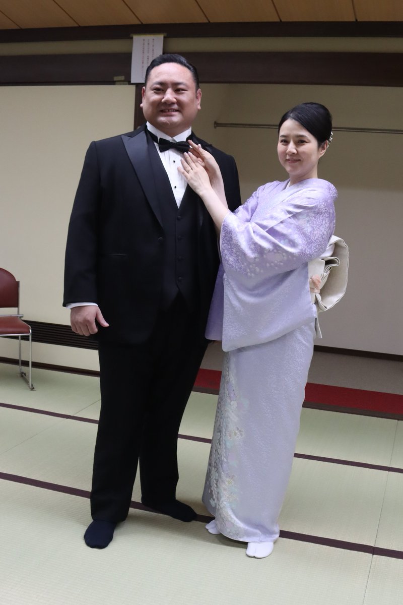 sumokyokai's tweet photo. ＜琴恵光引退尾車襲名披露大相撲＞
整髪後の尾車親方。

#sumo #相撲 #琴恵光 https://t.co/Ai0RtC3689