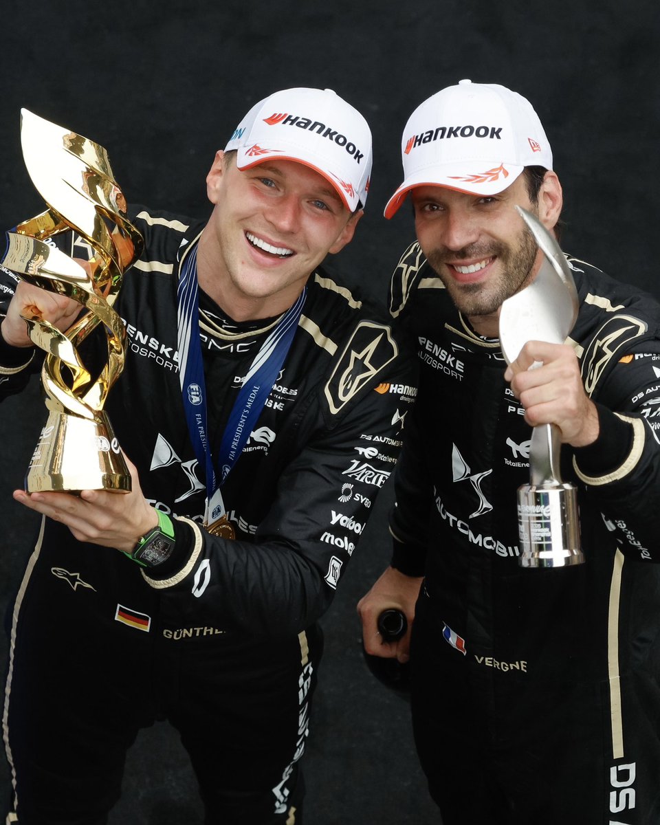 Maximilian Günther (@maxg_official) on Twitter photo YEEESS!!! Pole. Win. P1-P2 win as a team. 🏆 Couldn’t be happier! Huge congrats to <a href="/JeanEricVergne/">Jean-Eric Vergne</a> on second place and big thanks to <a href="/ds_penske_fe/">DS PENSKE FORMULA E TEAM</a> for the amazing car and strategy today. 🙌🏼 YEEESS!!! Pole. Win. P1-P2 win as a team. 🏆 Couldn’t be happier! Huge congrats to <a href="/JeanEricVergne/">Jean-Eric Vergne</a> on second place and big thanks to <a href="/ds_penske_fe/">DS PENSKE FORMULA E TEAM</a> for the amazing car and strategy today. 🙌🏼