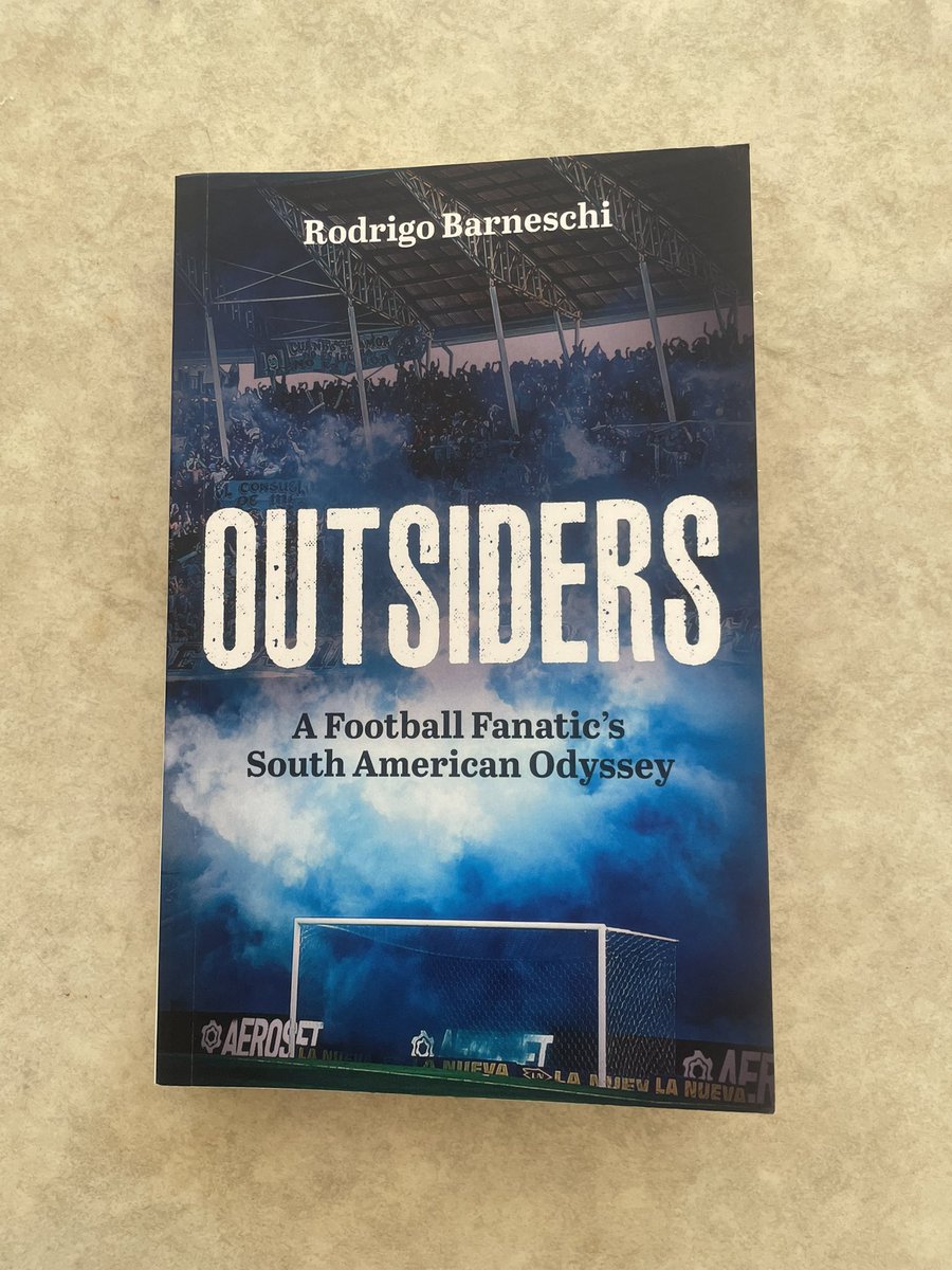 ๐ Dame Bola (& Tears at La Bombonera) (@bomboneratears) on Twitter photo ๐ง๐ท Finished <a href="/barneschi/">Rodrigo Barneschi</a>โs fabulous book โOutsidersโ today. I loved the concept of following an away fanโs trials and tribulations in the terraces as โoutsidersโ to neighbourhoods, towns, cities and countries. As a fan of Palmeiras Rodrigo got to experience it all, and everywhere! ๐ง๐ท Finished <a href="/barneschi/">Rodrigo Barneschi</a>โs fabulous book โOutsidersโ today. I loved the concept of following an away fanโs trials and tribulations in the terraces as โoutsidersโ to neighbourhoods, towns, cities and countries. As a fan of Palmeiras Rodrigo got to experience it all, and everywhere!