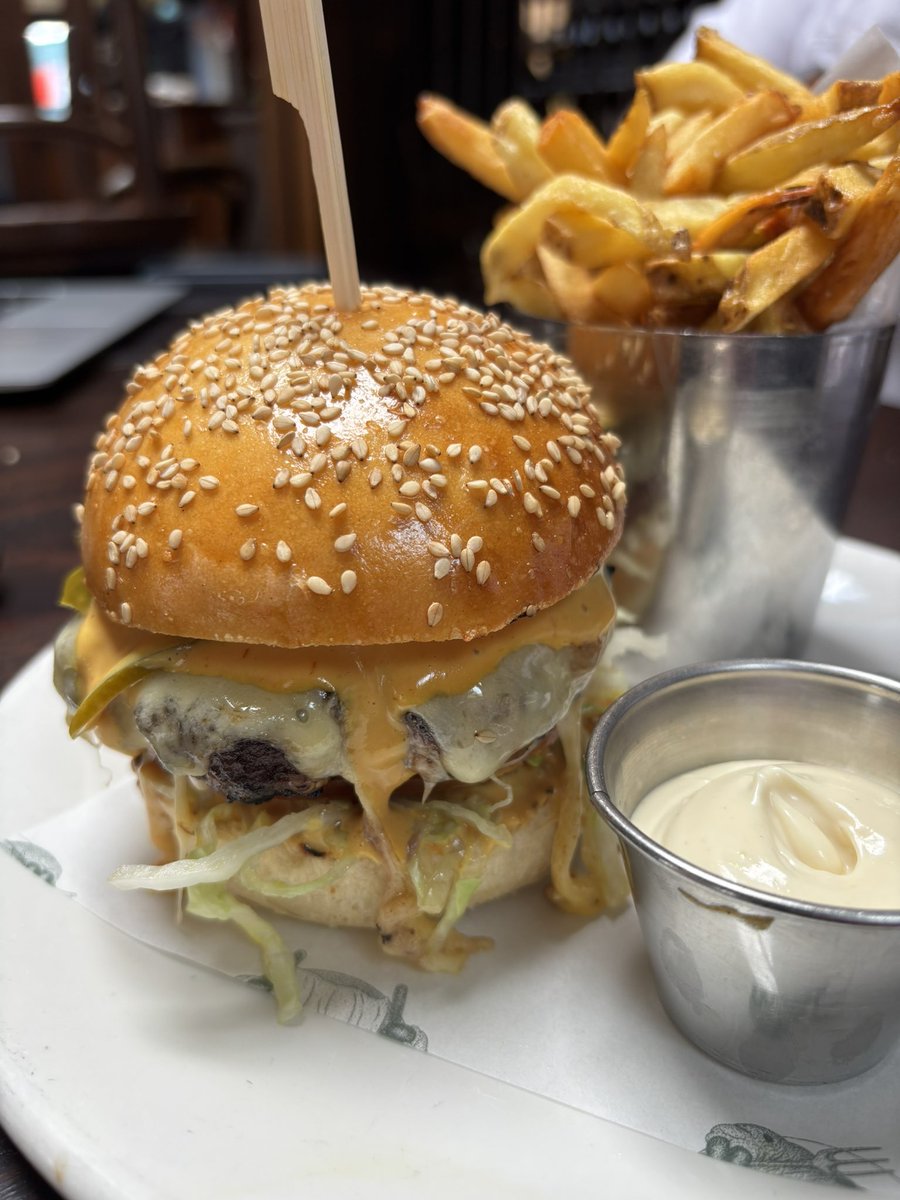 We are OPEN today from 12.30pm so plenty of time to have our delicious burger before the <a href="/leinsterrugby/">Leinster Rugby</a> game <a href="/AVIVAStadium/">AVIVA Stadium</a> 💙