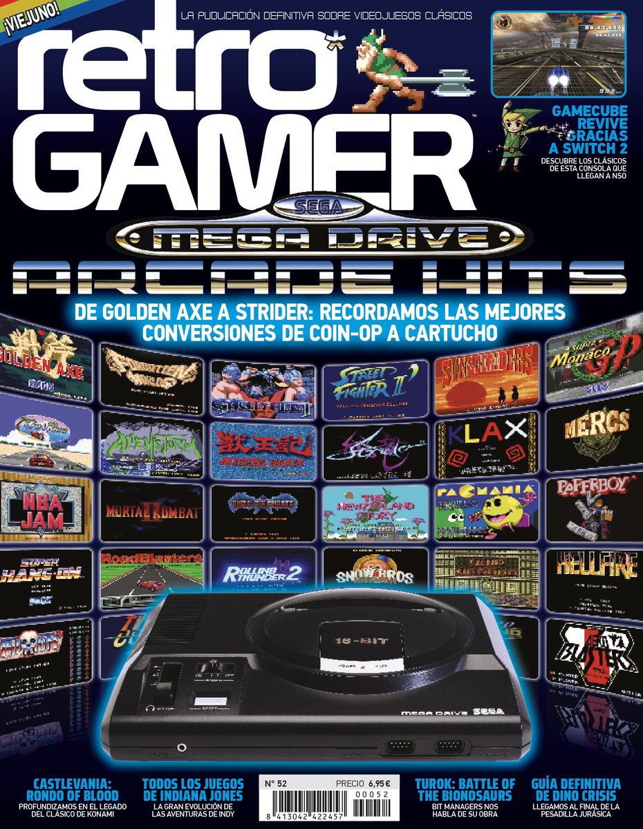 👍Para alegraros el finde, que sepáis que ya está en imprenta el nuevo número de #RetroGamer que estará listo el 13 de junio... ¡y con esta portada tan bonita!😍