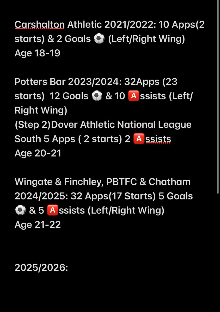 Oreofe Bello Step 2/3 Stats: 36 Goals ⚽️ &amp; Assist in 79 🅰️ppearances All-Time 

Breakdown  

2025/2026: 📞