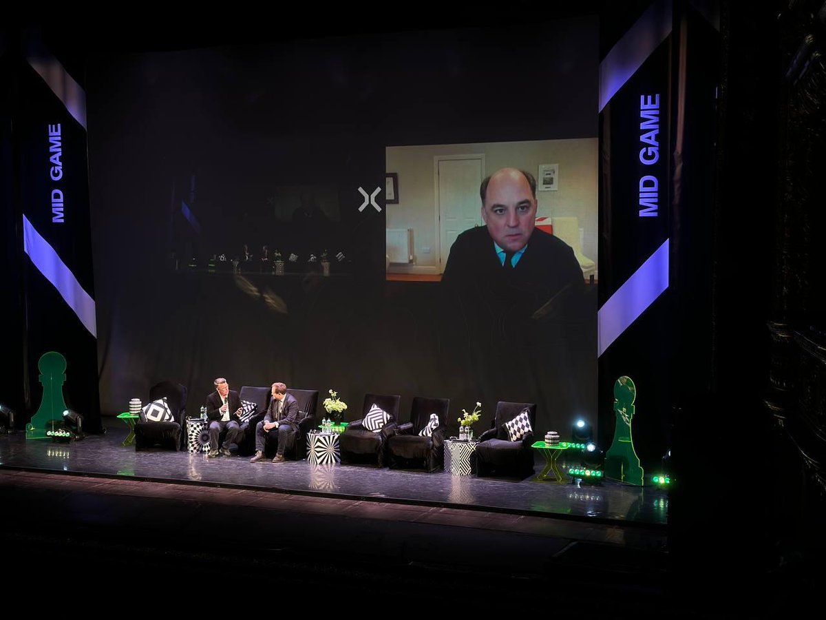 Glad to welcome Ben Wallace <a href="/BenWallace70/">Rt. Hon Ben Wallace</a>, former UK Secretary of State for Defence, on stage at the Black Sea Security Forum — sharing key insights on defence, resilience, and pushing back against russian aggression⚡