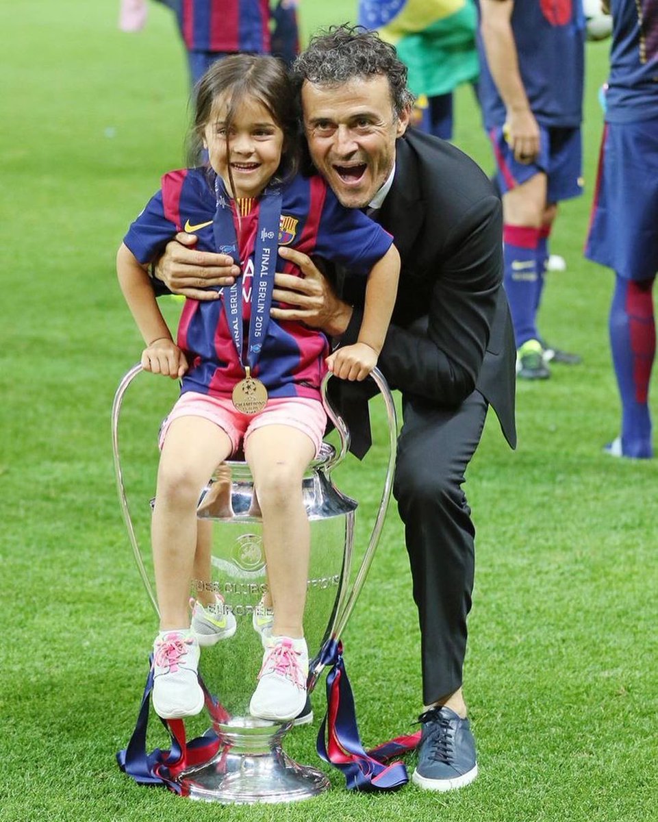 Hoje é por ela Luís Enrique💙❤️