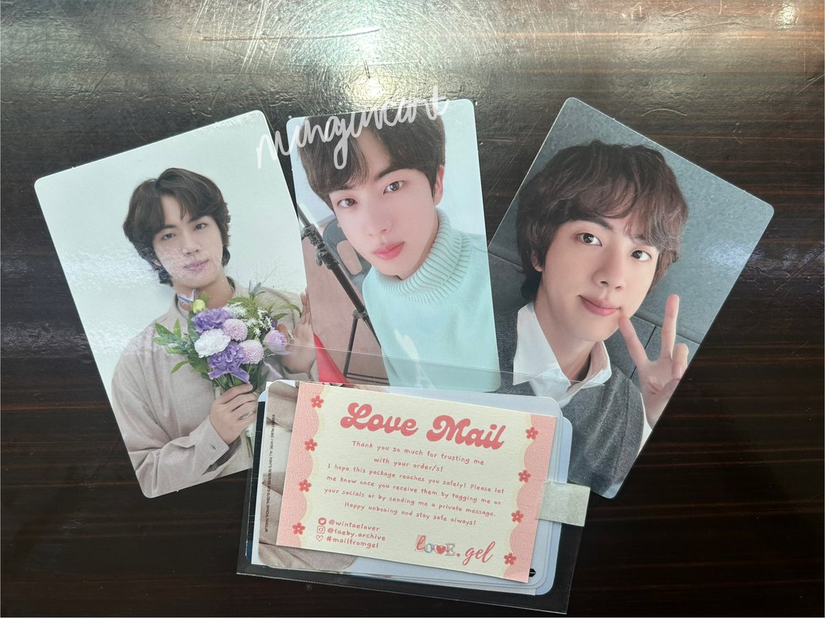 minajincart's tweet photo. Thank you, @wintaelover! #mailfromgel https://t.co/GetzsFuWeP