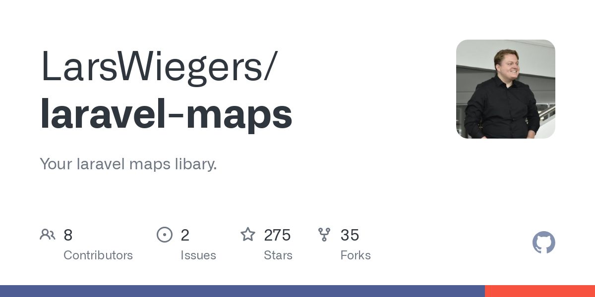 PovilasKorop's tweet photo. Found this package I didn't know before
LarsWiegers/laravel-maps
https://t.co/fwyJ1V7j6h
This package allows you to easily use leaflet.js or google maps to create a map in your laravel project.
Or do you use any alternative for showing a map of objects on Laravel website? https://t.co/PZOa9ZOsgl