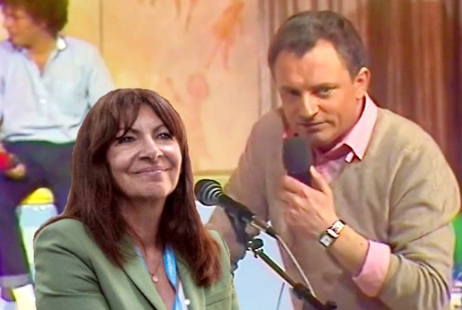 - Anne, est ce que tes parents sont dans la salle?
- Oui
- Et qu'est ce qu'ils font dans la vie ?
- Mon papa est électricien et ma maman est couturière 
- Et alors tu aimes Joe Dassin?