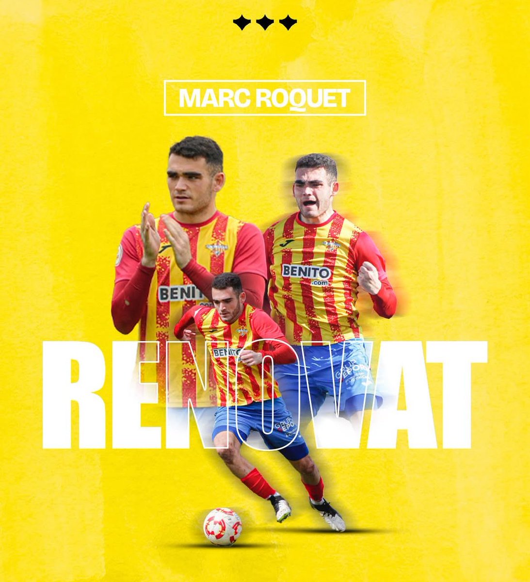 <a href="/atletic_lleida/">Atlètic Lleida</a> <a href="/CFJ_Mollerussa/">CFJ Mollerussa</a> <a href="/ReusFCR/">Reus FC Reddis</a> <a href="/Montanyesa1927/">CF Montañesa</a> <a href="/VictorVillotee/">Victor Villote</a> <a href="/raulronda7/">Raúl Ronda Gabandé</a> <a href="/GuillemPujolFon/">Guillem Pujol Fontes</a> <a href="/cfbadalonasad/">CF Badalona SAD Oficial</a> <a href="/CELHospitalet/">CE L'Hospitalet</a> <a href="/GFCAcademia/">Girona FC Acadèmia</a> <a href="/CERDANYOLAFC/">CERDANYOLA VALLÈS FC 💚</a> <a href="/gpereira14_/">Gonzalo Pereira</a> <a href="/ramonmarimon44/">Ramon Marimon</a> <a href="/CPSanCristobal/">CP San Cristóbal</a> <a href="/FundacioGrama/">Fundació Esportiva Grama</a> <a href="/Cemanresa1906/">CE Manresa</a> <a href="/CEEuropa/">Club Esportiu Europa</a> <a href="/OSCARSIERRALUNA/">oscar</a> <a href="/CFPeralada/">CF Peralada</a> <a href="/nilsauret6/">nilsauret6</a> <a href="/GuillemPorta1/">Guillem Porta</a> <a href="/FundacioUETona/">UE Tona</a> <a href="/CarlosGuzman20/">Carlos Guzman Prados</a> <a href="/FCLESCALA/">FC L'ESCALA</a> <a href="/toni_larrosa/">Toni Larrosa Garcia</a> <a href="/Paurrusso1/">Paurrusso</a> <a href="/jofgm98/">Jofre Graells Mas</a> <a href="/WilberHurtado9/">Wilber Alejandro Hurtado Castillo</a> ❗️Bon dia. Torna l’ONZE de la Temporada de la Tercera Federació!   

🎯👉Us convido a escollir UN SEGON DAVANTER, entre els següents:

⚪️ BORIS Garrós  (<a href="/atletic_lleida/">Atlètic Lleida</a> ) 

🔴 PAPA Dame Ba  (<a href="/GFCAcademia/">Girona FC Acadèmia</a> )

🔵 Daniel HOMET (<a href="/cfbadalonasad/">CF Badalona SAD Oficial</a> )

🟡 Marc ROQUET  (<a href="/FundacioUETona/">UE Tona</a> )