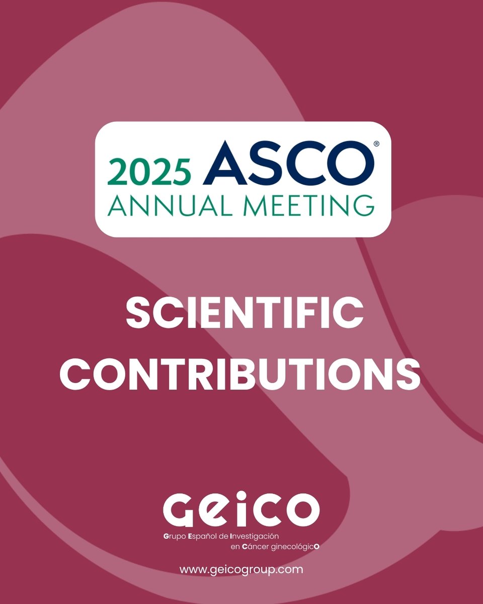 📢 Comienza el Congreso ASCO 2025, y desde GEICO seguimos de cerca todas las novedades en oncología ginecológica.
Como todos los años, presentamos resultados clave de estudios sobre cáncer de ovario, endometrio y cérvix, en colaboración con redes internacionales como ENGOT y