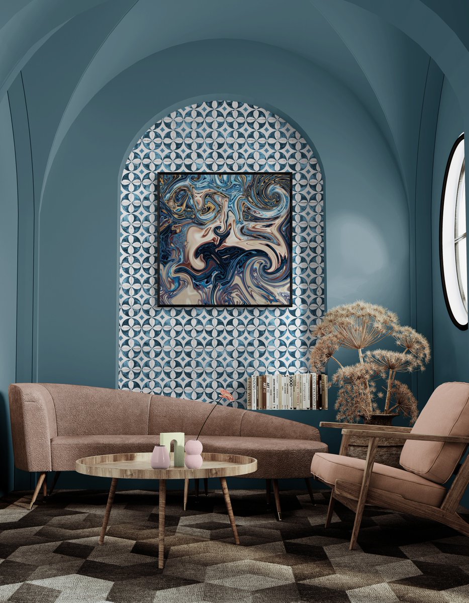 Sometimes it’s not what you see —
but what moves in you
when you look at it.
This one whispers in waves,
sinks into silence,
and asks nothing…
except maybe:
"Are you still breathing beneath the surface?"
#digitalart #visualpoetry #abstractemotion #artlovers #homedecor