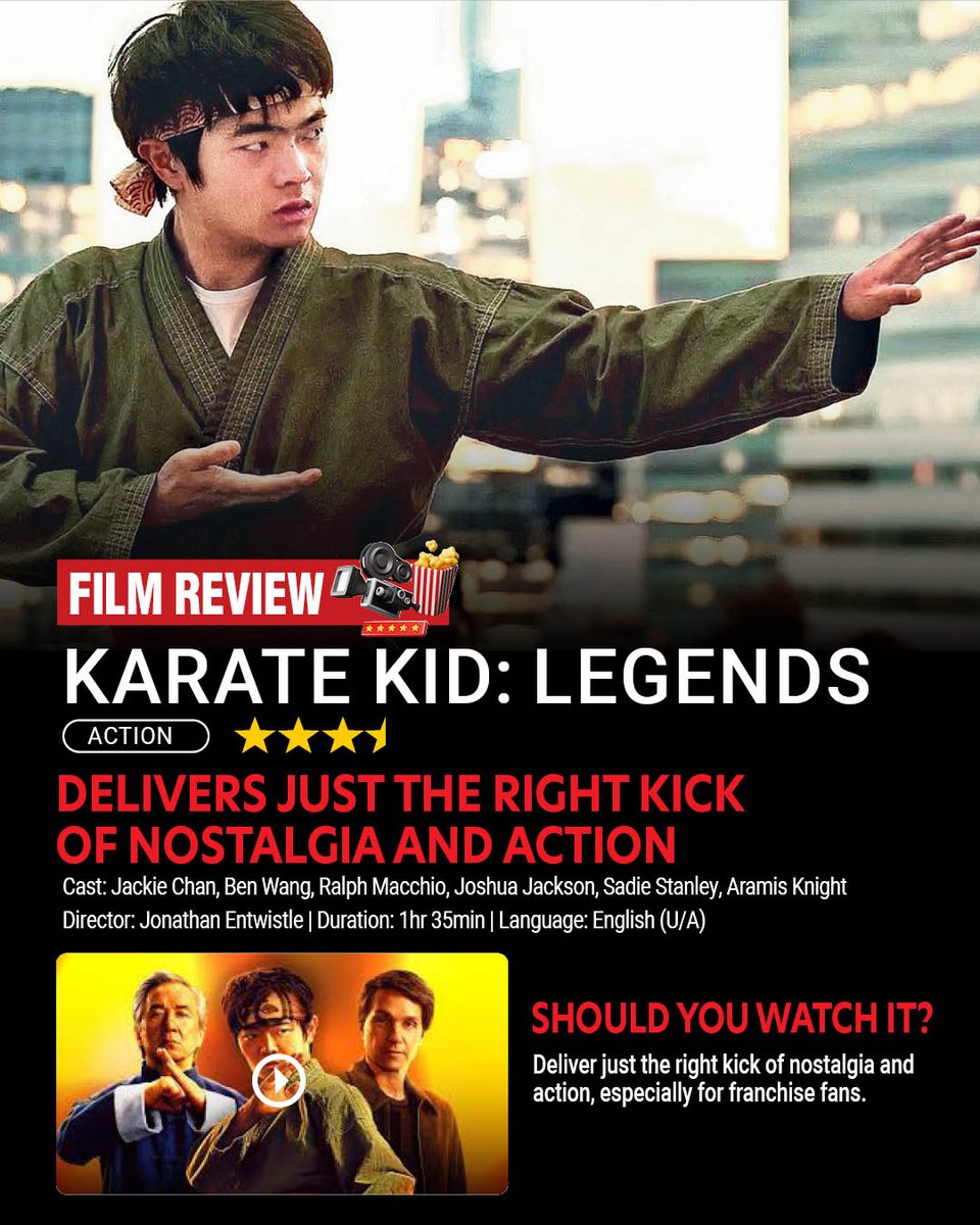 The sixth Karate Kid film follows Li Fong (Ben Wang), who vows never to fight again after his kung fu champ brother is fatally stabbed. But a move to New York pulls him back into the ring to confront his past and help his new friends  #KarateKidLegendes #FilmReview