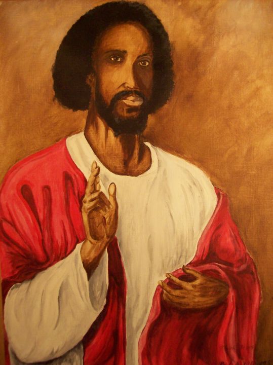 BlackQueenLara's tweet photo. #YDAY, I see #JESUS without Him radiating His Divine #LIGHT &amp; making Him look almost-white. #YESHUA aka JESUS's a #Black God. Jesus didn't open my door but He just went trough it. I wasn't scared. SUBLIME LOVE, instead. #SATURDAYMOTIVATION #Believers are GREATER than OBSTACLES https://t.co/fGIIjfTmkY