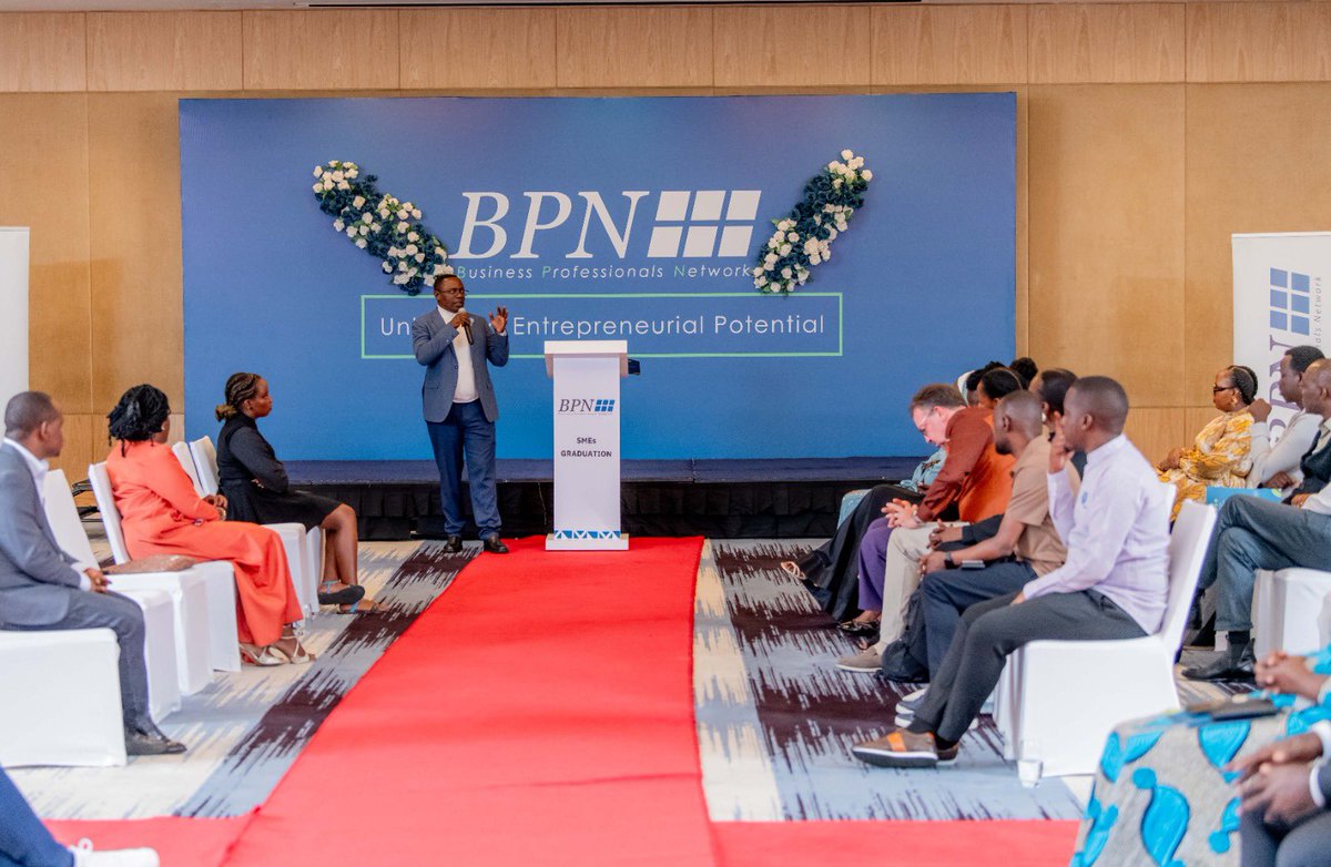 BPN Rwanda (@bpnrwanda) on Twitter photo A heartfelt thank you to Mr. Amos Mfitundinda, Head of Strategic Capacity Development at <a href="/RwandaLabour/">Ministry of Public Service and Labour | Rwanda</a>, for delivering a powerful keynote at #BPNSMEsGraduation2025.
Your words inspired us to lead with purpose. To keep building a better Rwanda. 🇷🇼👏 A heartfelt thank you to Mr. Amos Mfitundinda, Head of Strategic Capacity Development at <a href="/RwandaLabour/">Ministry of Public Service and Labour | Rwanda</a>, for delivering a powerful keynote at #BPNSMEsGraduation2025.
Your words inspired us to lead with purpose. To keep building a better Rwanda. 🇷🇼👏