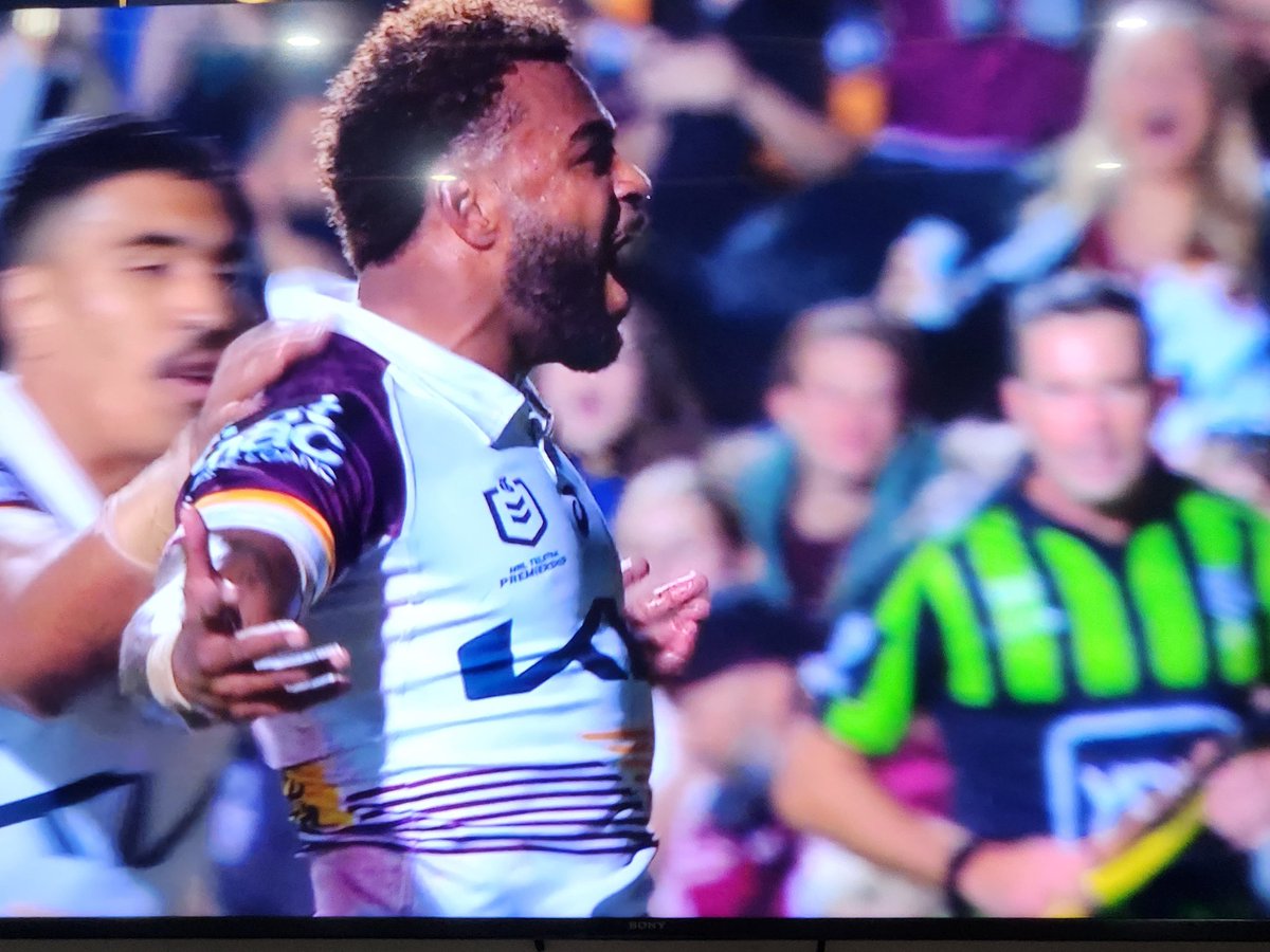 A beaming Ezra shouts with pride to the 4 Pines crowd - "Only nine weeks Brookie, only nine"