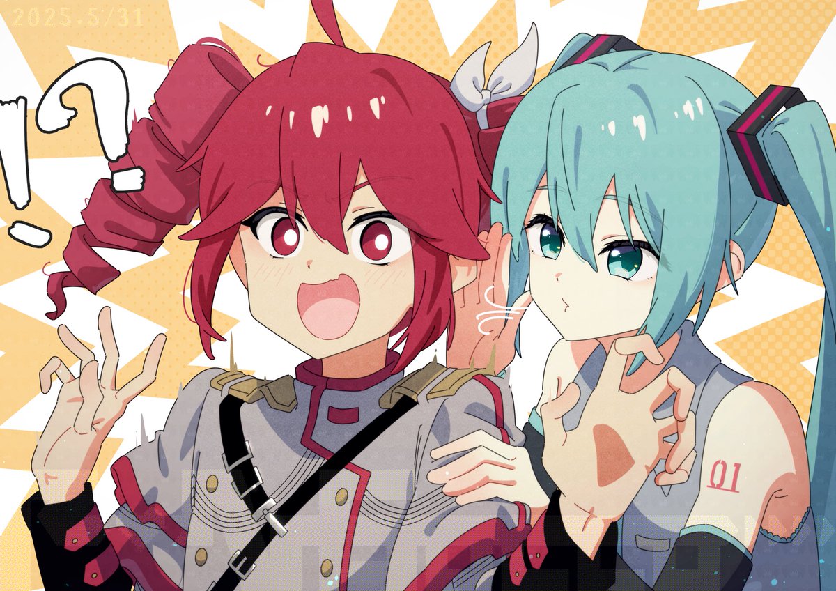 #重音テト　#初音ミク
👂😮‍💨