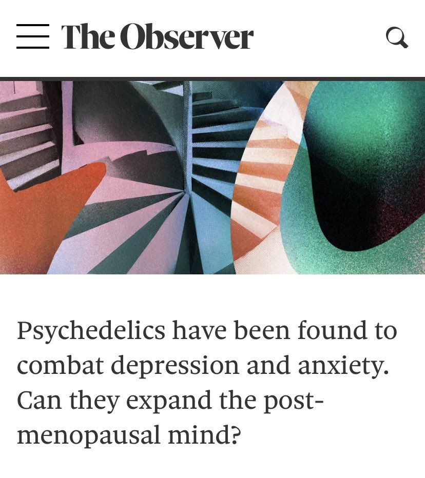 Can a guided trip be therapeutic? My own story from my book and some of the latest science in this week’s Observer Magazine observer.co.uk/style/features…