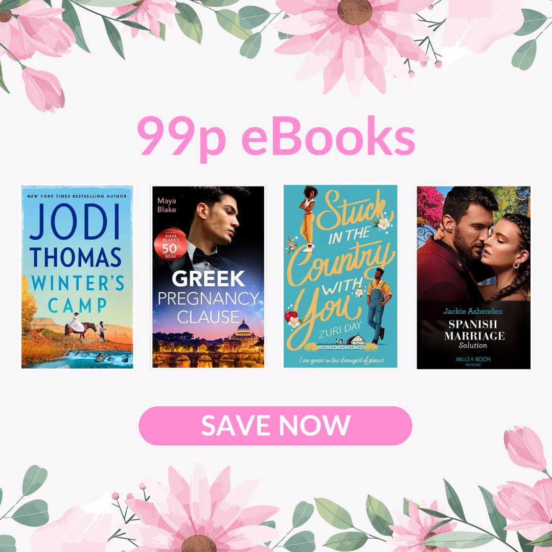 Grab a weekend read for just 99p – the perfect little treat 😊

Download one of our 99p eBooks and escape into a world of romance:  ow.ly/UakR50W0GtY