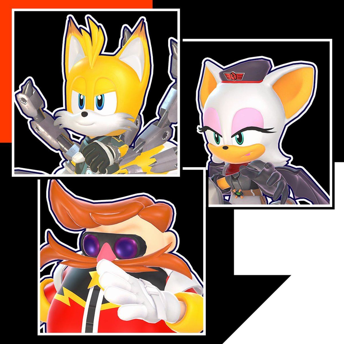 A #SonicPrime crossover event is live in #SonicRumble until 13 June 2025.

Get Tails Nine, Rebel Rouge, and Mr. Dr. Eggman skins from the Shop with Red Rings. New Yoke Sonic is available through the crossover event's paid season pass.

#SonicNews