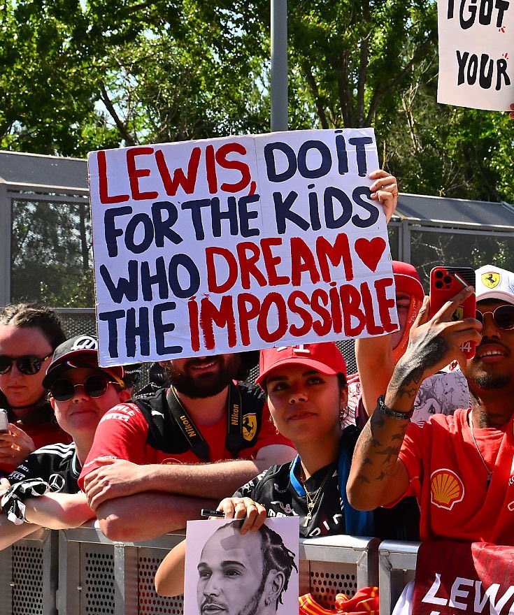 "Lewis, do it for the kids who dream the impossible." 🥹🥹❤️