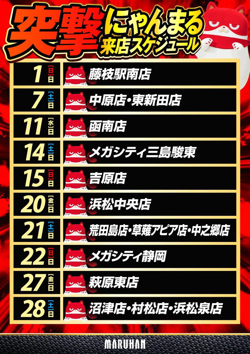 にゃんまる突撃開始🐈👊 にゃんまるといえば魅力は尻尾❓🐍 それとも他