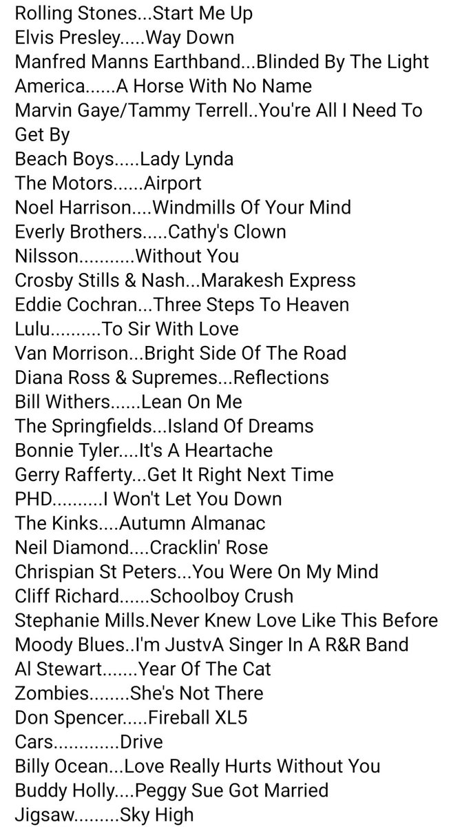 Years98fm's tweet image. Here's the recording of the latest Golden Years Show
phoenixfm.com/2025/05/31/the…
Here's the playlist (click photo for full list)