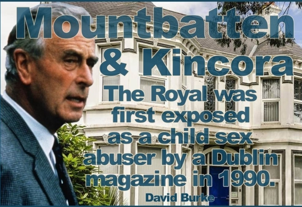 In 1990 a Dublin magazine reveaded that: "An English upper class gay network abused boys at orgies in Irish country homes and castles." It was linked to Kincora Boys Home. Mountbatten and MI5 traitor Anthony Blunt were  exposed. Read the 1990 article here👇coverthistory.ie/2025/05/31/mou…
