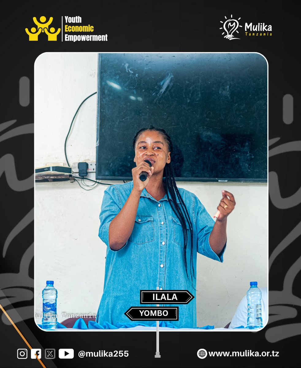 "Kila biashara huanza na wazo, lakini mafanikio huja kwa kuwa na malengo. Usiendeshe tu biashara iendeshe kwa dira. Malengo ni dira ya mafanikio, bila hayo unatembea gizani. Vijana tuchukue hatua, tuwe mabingwa wa uchumi wetu." ~ Neema Mwanjala.
#YouthEmpowermentTz