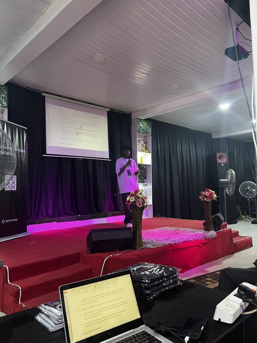 Royal_Analyst's tweet photo. Good morning, everyone! ๐ฅณโจ๐คฉ
The highly anticipated *Intuition๐๏ธ: Exploring On-chain Reputation* event at LAUTECH Ogbomoso is happening NOW ๐๐
Currently at the @0xIntuition event happening live here in lautech Ogbomosho!
#INTUITIONLAUTECH https://t.co/20A17n2PQ7