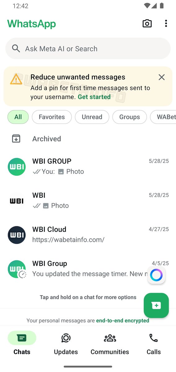 Alessandro Antonucci 𝕏 (@techworldaleant) on Twitter photo #WhatsApp sta lavorando per implementare una funzionalità che consentirà agli utenti di aggiungere rapidamente un livello di protezione della privacy ai propri nomi utente configurando un codice PIN
thanks <a href="/WABetaInfo/">WABetaInfo</a> #WhatsApp sta lavorando per implementare una funzionalità che consentirà agli utenti di aggiungere rapidamente un livello di protezione della privacy ai propri nomi utente configurando un codice PIN
thanks <a href="/WABetaInfo/">WABetaInfo</a>
