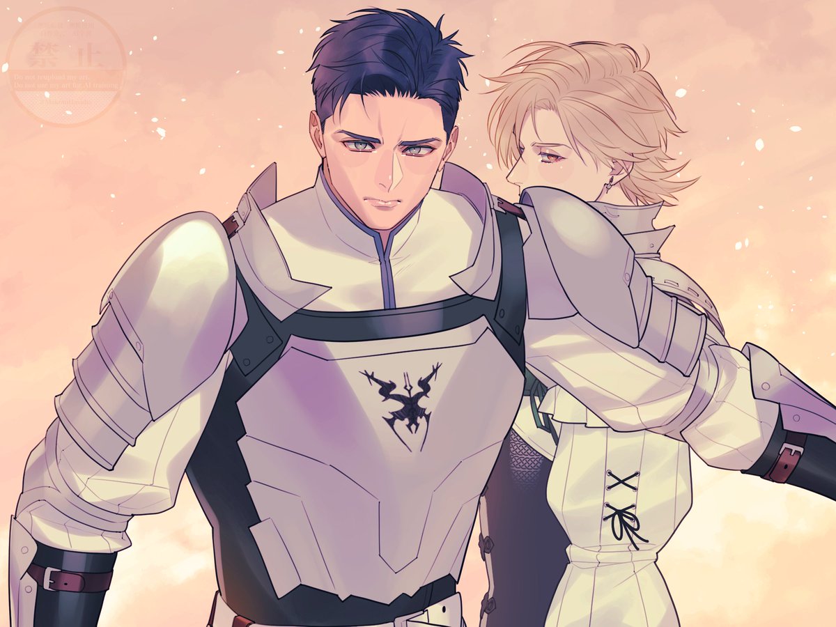 🧸『knight and prince』
私が
　　　　守る。
余が