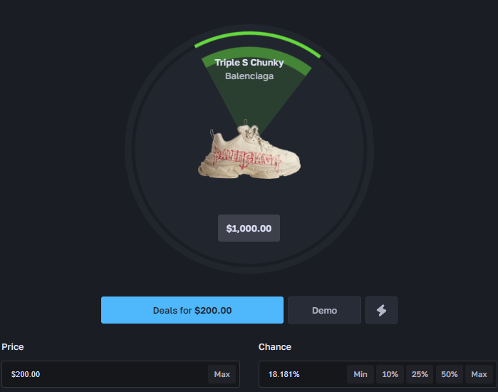 If you got $200 for free, would you risk it in Deals to try and run it up to $1,000? 👀🎁